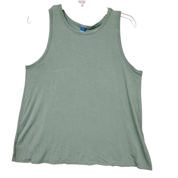 Old Navy Tops - Old Navy Luxe Tank Top Size Medium Green 95% Rayon 5% Spandex